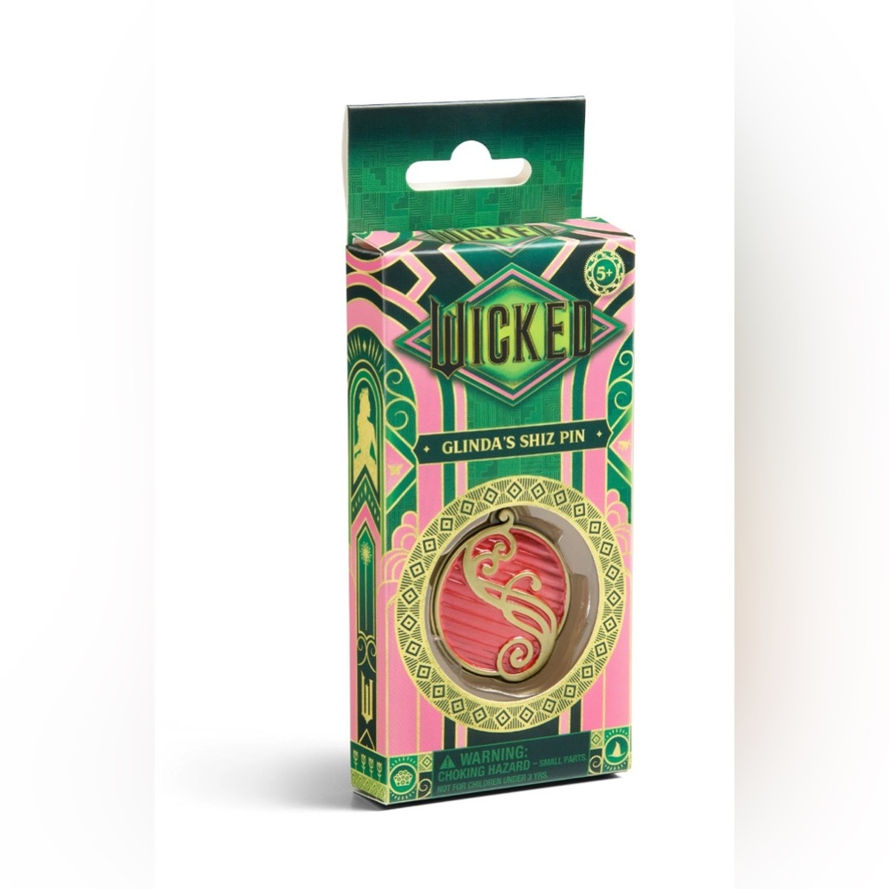 Wicked Movie Glinda  Shiz University Pin Set (NEW Pink)